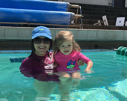 Mindy Odell, certified ISR swim instructor in Redding California